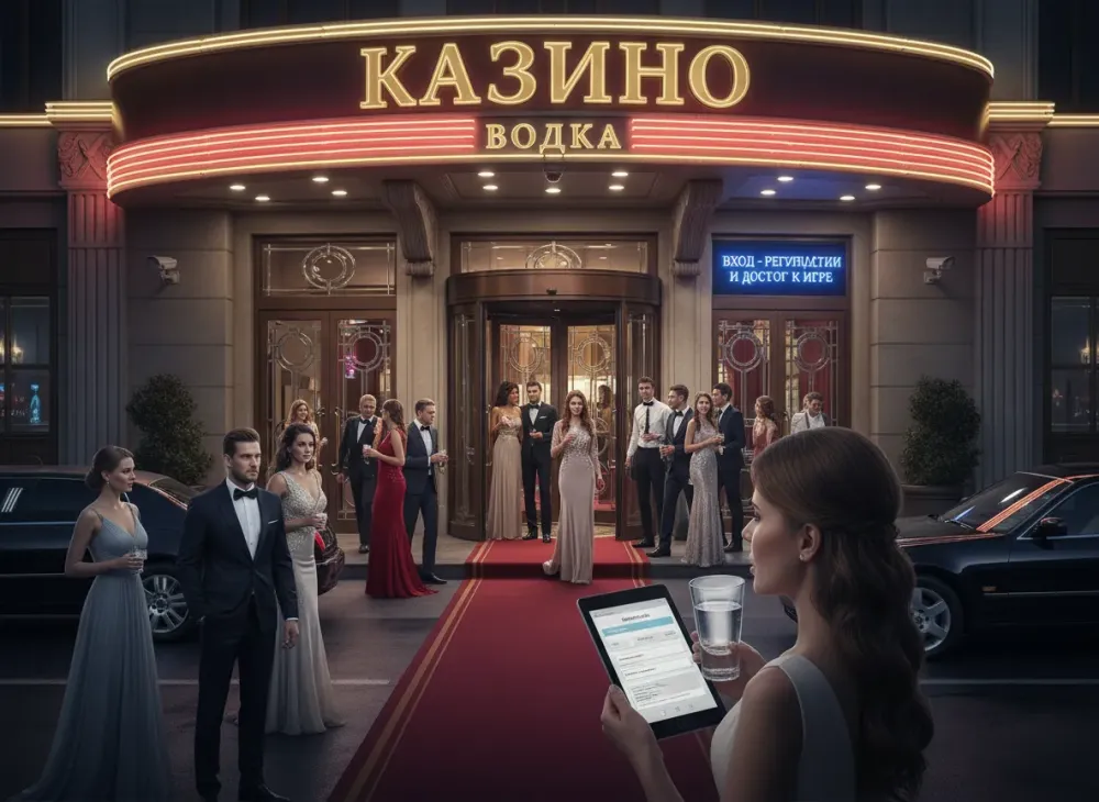 Казино водка вход - регистрация и доступ к игре